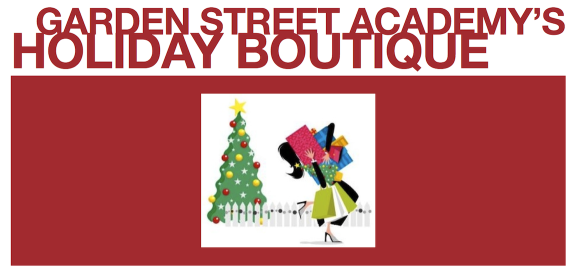 Garden Street Academy Holiday Boutique Flier Art 2014