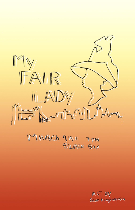 Garden Street Academy My Fair Lady Play Poster
